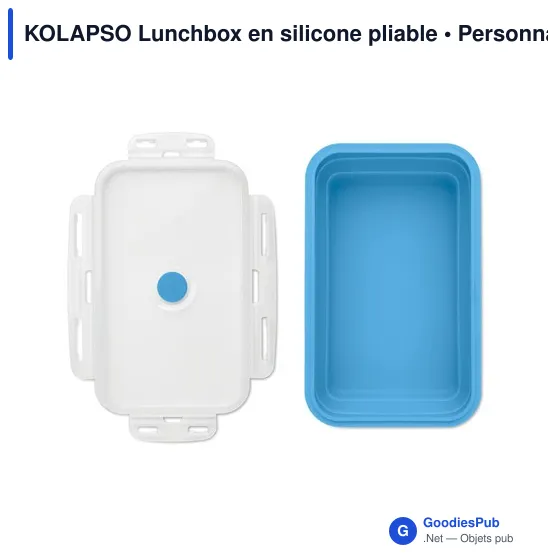 KOLAPSO Lunchbox en silicone pliable - Image 10