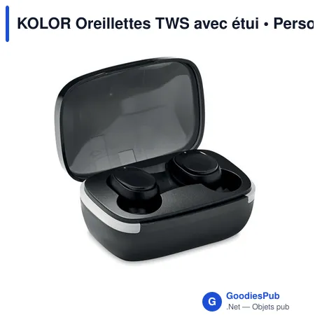 KOLOR Oreillettes TWS avec étui