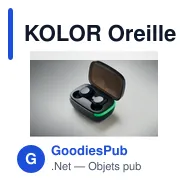 KOLOR Oreillettes TWS avec étui - Miniature 5