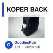 KOPER BACK Sac à dos pour portable 15" - Miniature 3