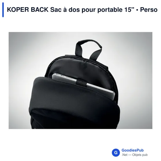 KOPER BACK Sac à dos pour portable 15" - Image 7