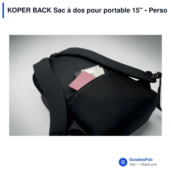KOPER BACK Sac à dos pour portable 15" - Image 9