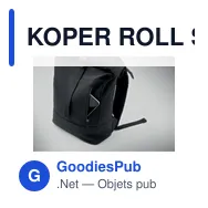 KOPER ROLL Sac à dos pour ordinateur 15' - Miniature 3
