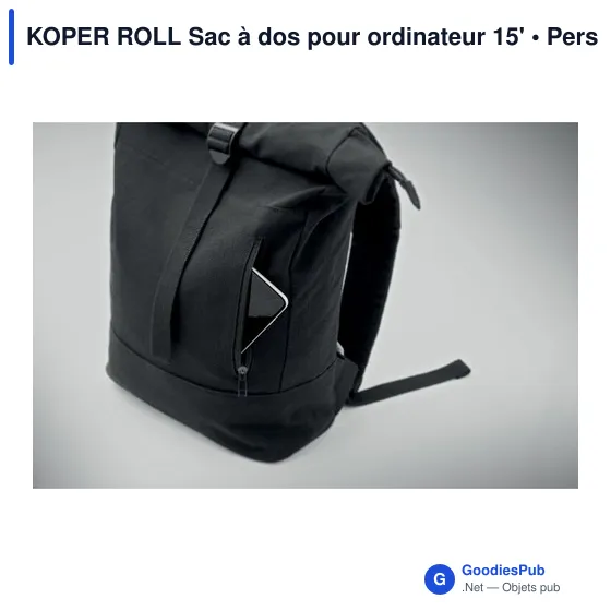 KOPER ROLL Sac à dos pour ordinateur 15' - Image 3