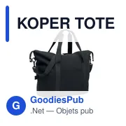 KOPER TOTE Sac weekend matériau recyclé - Miniature 1