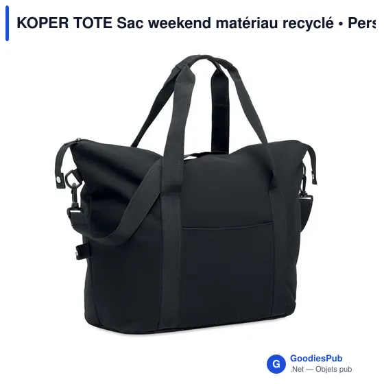 KOPER TOTE Sac weekend matériau recyclé - Image 1
