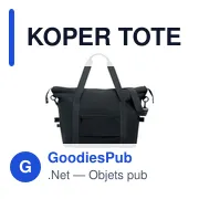 KOPER TOTE Sac weekend matériau recyclé - Miniature 2