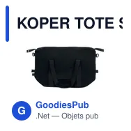 KOPER TOTE Sac weekend matériau recyclé - Miniature 11