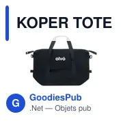 KOPER TOTE Sac weekend matériau recyclé - Miniature 6