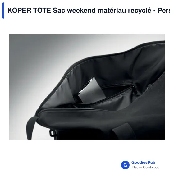 KOPER TOTE Sac weekend matériau recyclé - Image 7