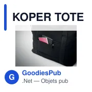 KOPER TOTE Sac weekend matériau recyclé - Miniature 8