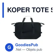 KOPER TOTE Sac weekend matériau recyclé - Miniature 10