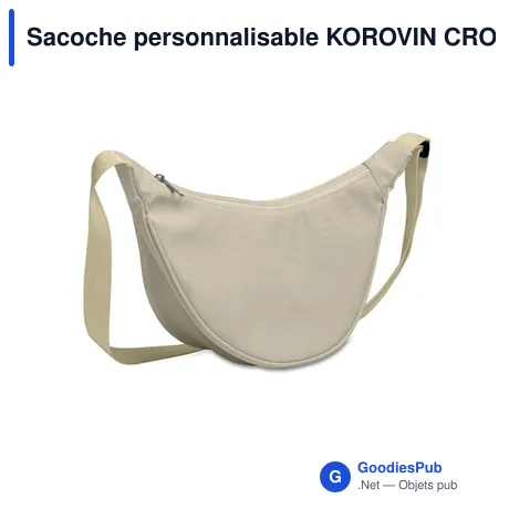 Sacoche personnalisable KOROVIN CROSS avec logo - Oxford 400D