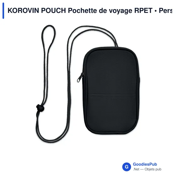 Pochette de voyage personnalisable KOROVIN POUCH avec logo - Image 2