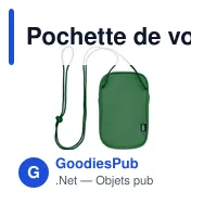 Pochette de voyage personnalisable KOROVIN POUCH avec logo - Miniature 4