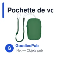 Pochette de voyage personnalisable KOROVIN POUCH avec logo - Miniature 5