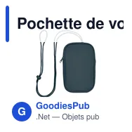 Pochette de voyage personnalisable KOROVIN POUCH avec logo - Miniature 9
