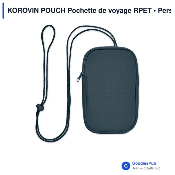 Pochette de voyage personnalisable KOROVIN POUCH avec logo - Image 9
