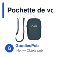 Pochette de voyage personnalisable KOROVIN POUCH avec logo - Miniature 10