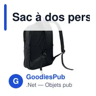 Sac à dos personnalisable pour ordinateur 15" avec logo - KOROVIN - Miniature 2
