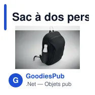 Sac à dos personnalisable pour ordinateur 15" avec logo - KOROVIN - Miniature 3