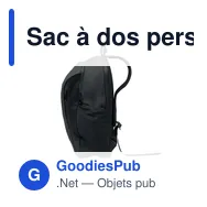 Sac à dos personnalisable pour ordinateur 15" avec logo - KOROVIN - Miniature 4