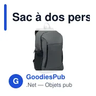 Sac à dos personnalisable pour ordinateur 15" avec logo - KOROVIN - Miniature 10
