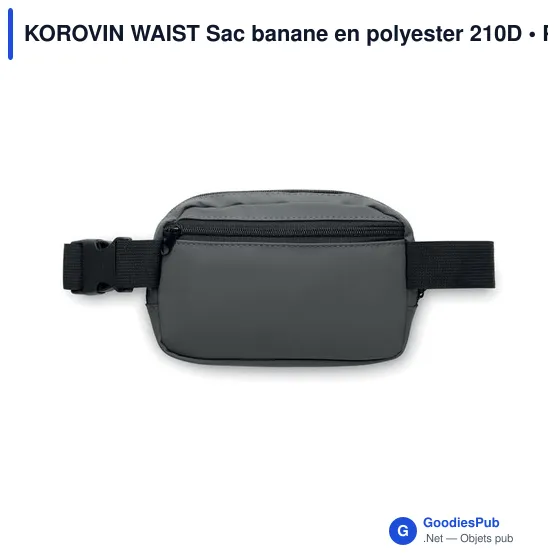 Sac banane personnalisable KOROVIN WAIST avec logo - Image 2