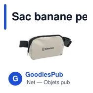 Sac banane personnalisable KOROVIN WAIST avec logo - Miniature 11