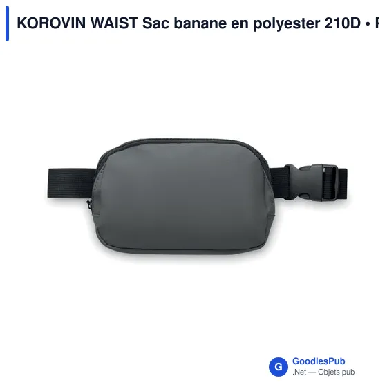 Sac banane personnalisable KOROVIN WAIST avec logo - Image 5