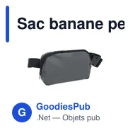 Sac banane personnalisable KOROVIN WAIST avec logo - Miniature 6