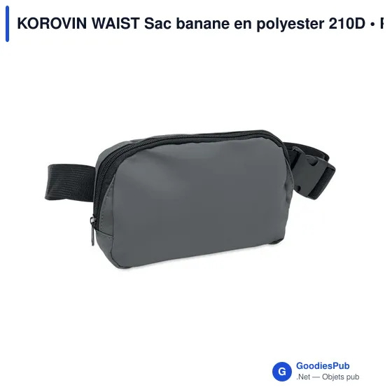 Sac banane personnalisable KOROVIN WAIST avec logo - Image 6