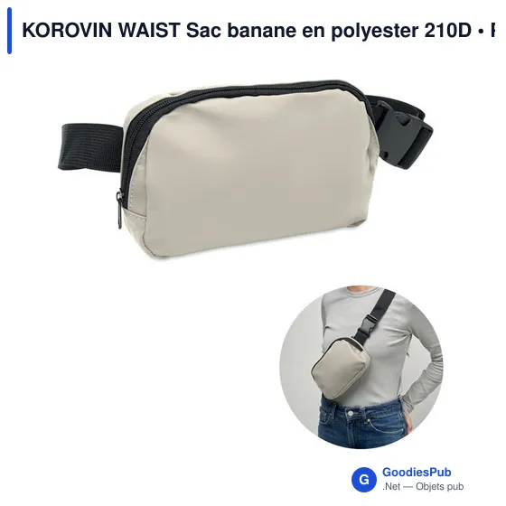 Sac banane personnalisable KOROVIN WAIST avec logo - Image 9