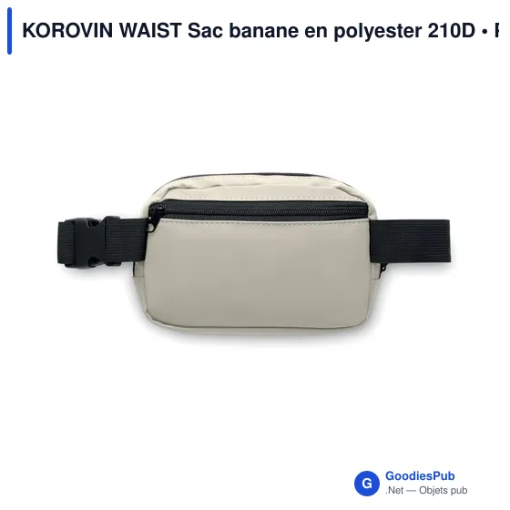 Sac banane personnalisable KOROVIN WAIST avec logo - Image 10