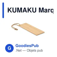 KUMAKU Marque-page en bambou - Miniature 1