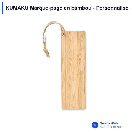 KUMAKU Marque-page en bambou - Image 2
