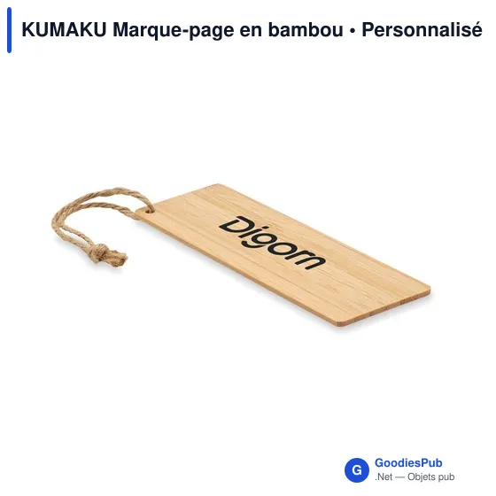 KUMAKU Marque-page en bambou - Image 3