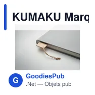 KUMAKU Marque-page en bambou - Miniature 4