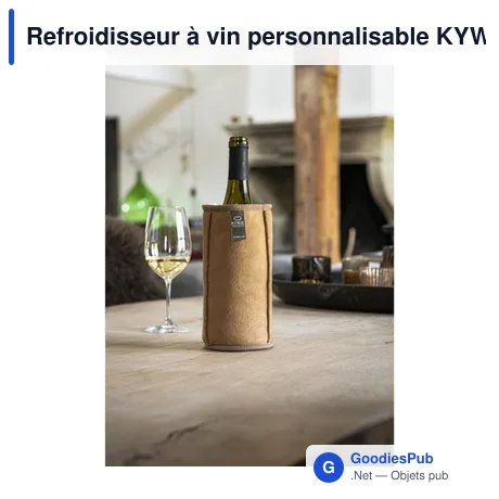 Refroidisseur à vin personnalisable KYWIE avec logo