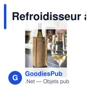 Refroidisseur à vin personnalisable KYWIE avec logo - Miniature 2