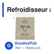 Refroidisseur à vin personnalisable KYWIE avec logo - Miniature 4