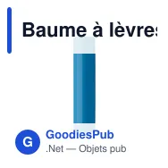 Baume à lèvres personnalisable LABBRA avec logo - Vegan SPF10 - Miniature 11