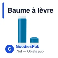 Baume à lèvres personnalisable LABBRA avec logo - Vegan SPF10 - Miniature 9