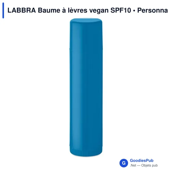 Baume à lèvres personnalisable LABBRA avec logo - Vegan SPF10 - Image 10