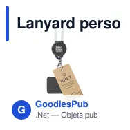 Lanyard personnalisable en RPET pour attache téléphone - Lace Lanyard GRSavec logo - Miniature 11