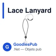 Lanyard personnalisable en RPET pour attache téléphone - Lace Lanyard GRSavec logo - Miniature 7