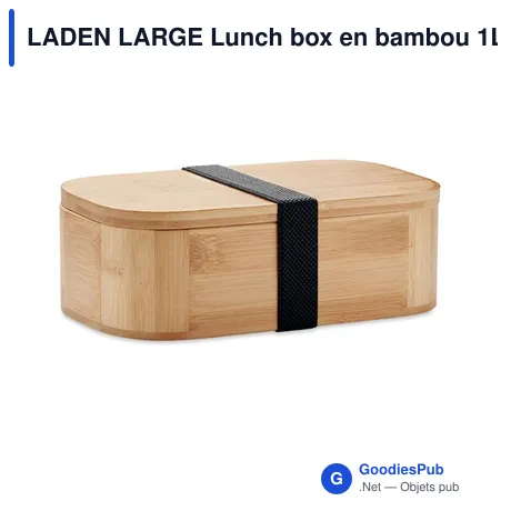 LADEN LARGE Lunch box en bambou 1L