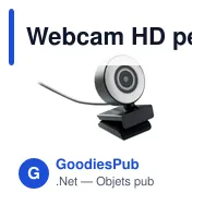 Webcam HD personnalisable avec logo pour entreprises - Miniature 2
