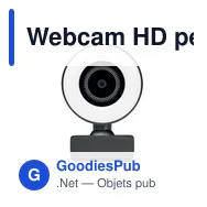 Webcam HD personnalisable avec logo pour entreprises - Miniature 3