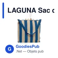 LAGUNA Sac de plage XL 280gr/m² - Miniature 1